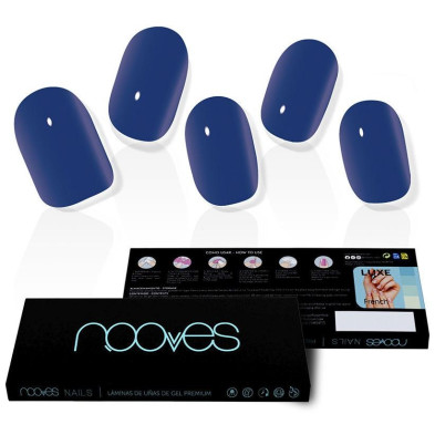 Láminas De Uñas De Gel Eaux Profondes Premium Luxe Solid Color 20 U