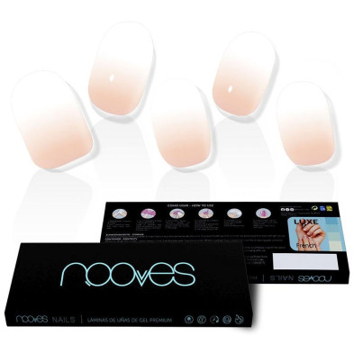 Láminas De Uñas De Gel Nude Baby Boomer Premium Luxe Gradient 20 U