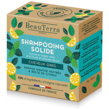 Solide Champú De Menta Y Cáscara De Limón 75 Gr