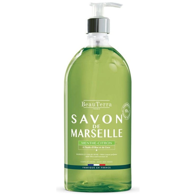 Marseille Jabón Menta-Limón 1000 Ml Marseille Jabón Menta-Limón 1000 Ml
