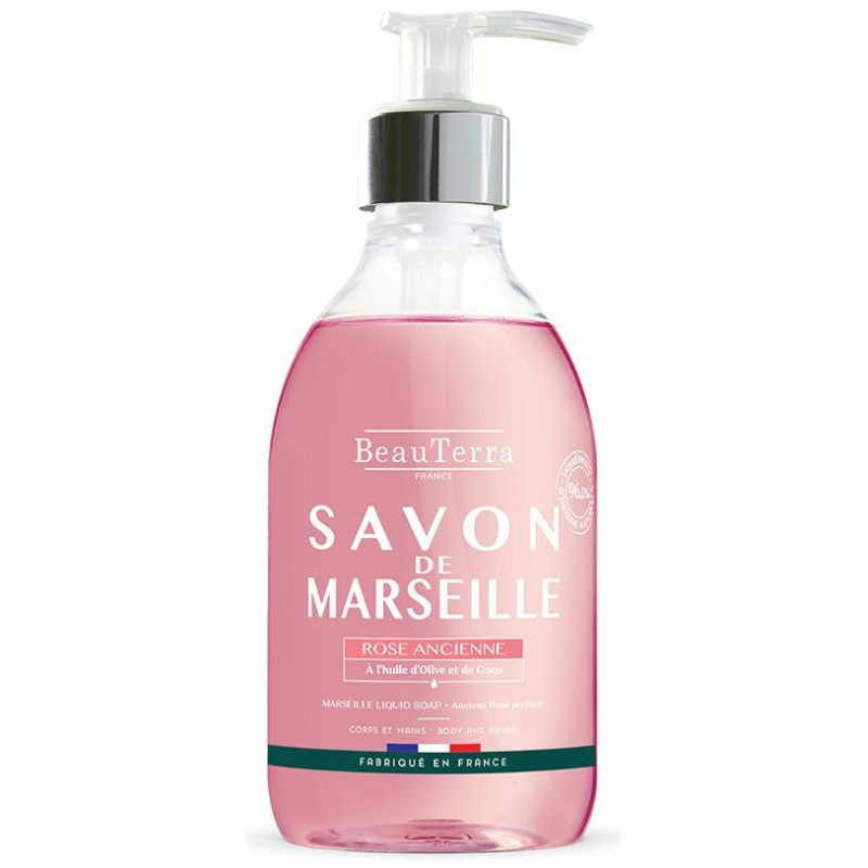 Beauterra Savon Liquide De Marseille Ancient Rose 300Ml Beauterra Savon Liquide De Marseille Ancient Rose 300Ml
