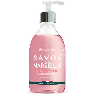Beauterra Savon Liquide De Marseille Ancient Rose 300Ml Beauterra Savon Liquide De Marseille Ancient Rose 300Ml