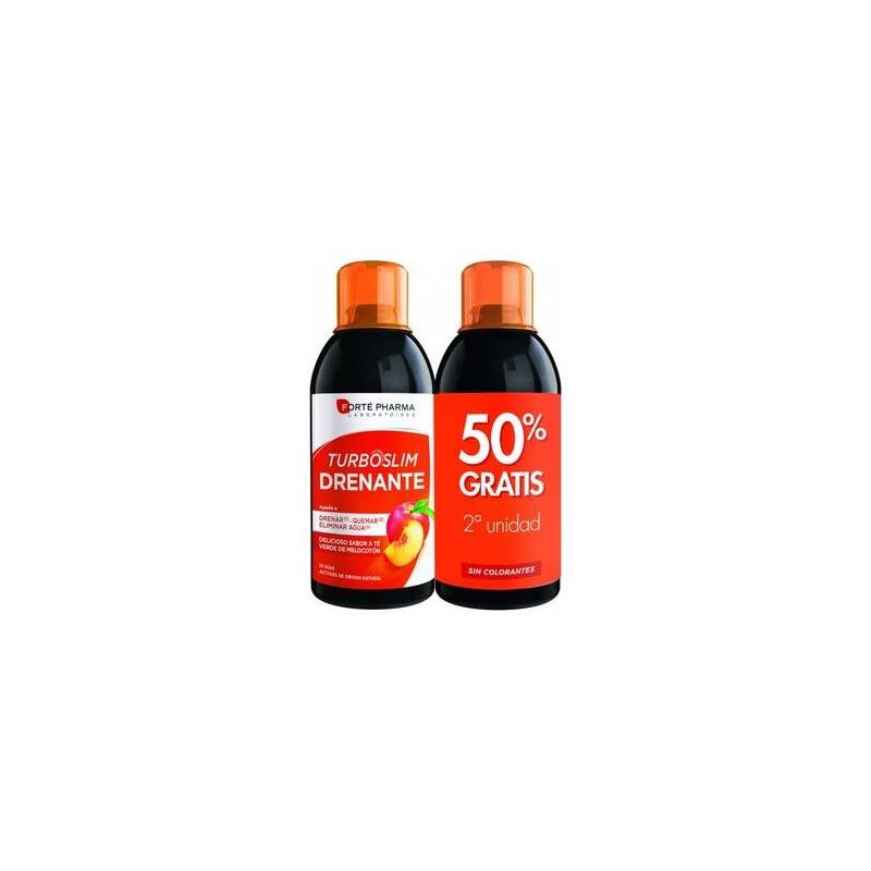 Forté Pharma Turboslim Melocotón 2X500Ml