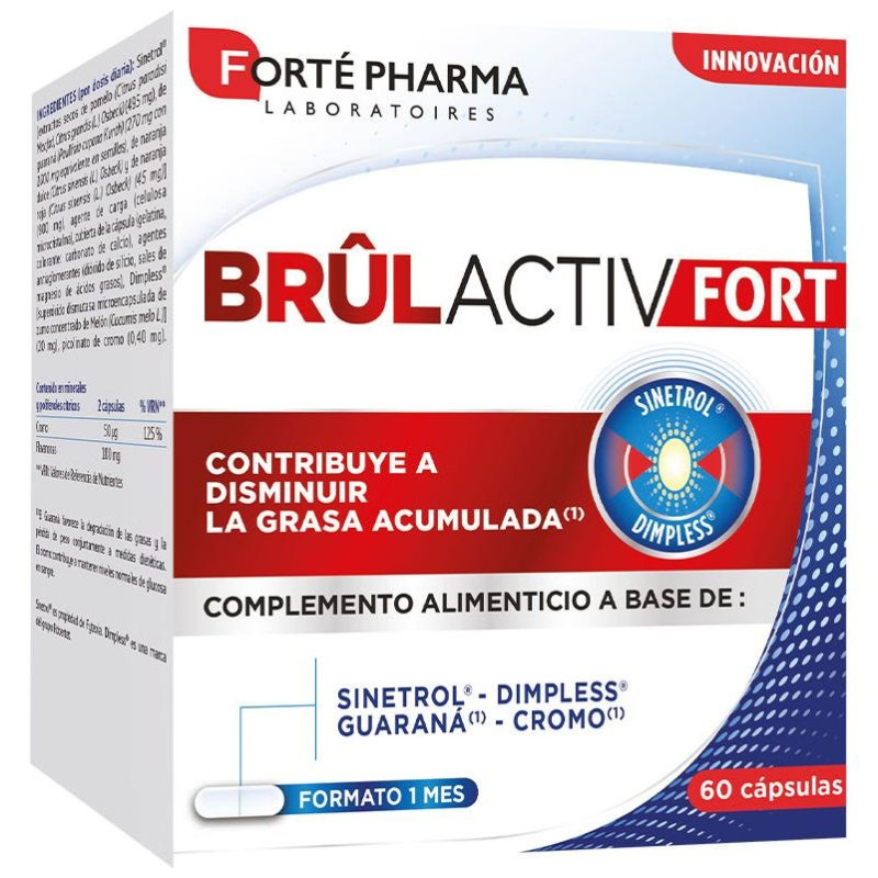 Brûlactiv Fort Complemento Alimenticio 60 Cápsulas