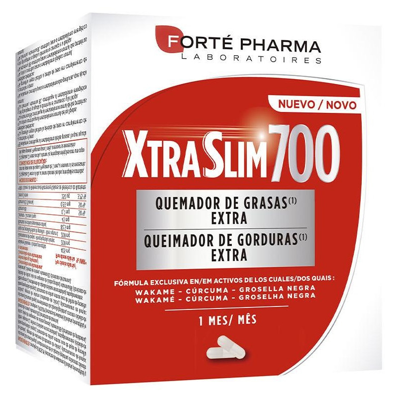 Xtraslim 700 Quemador De Grasas Extra 120 Cápsulas