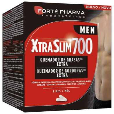 Xtraslim 700 Men Quemador De Grasas Extra 120 Cápsulas