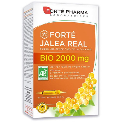 Forté Jalea Real Bio 2000 Mg Ampollas 20 X 15 Ml