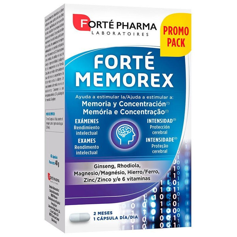 Forté Memorex Multivitaminas + Eleuterococcus 56 Comprimidos