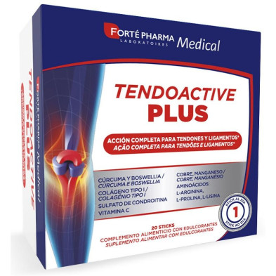 Tendoactive Plus Acción Completa Para Tendones Y Ligamentos 20 Sticks