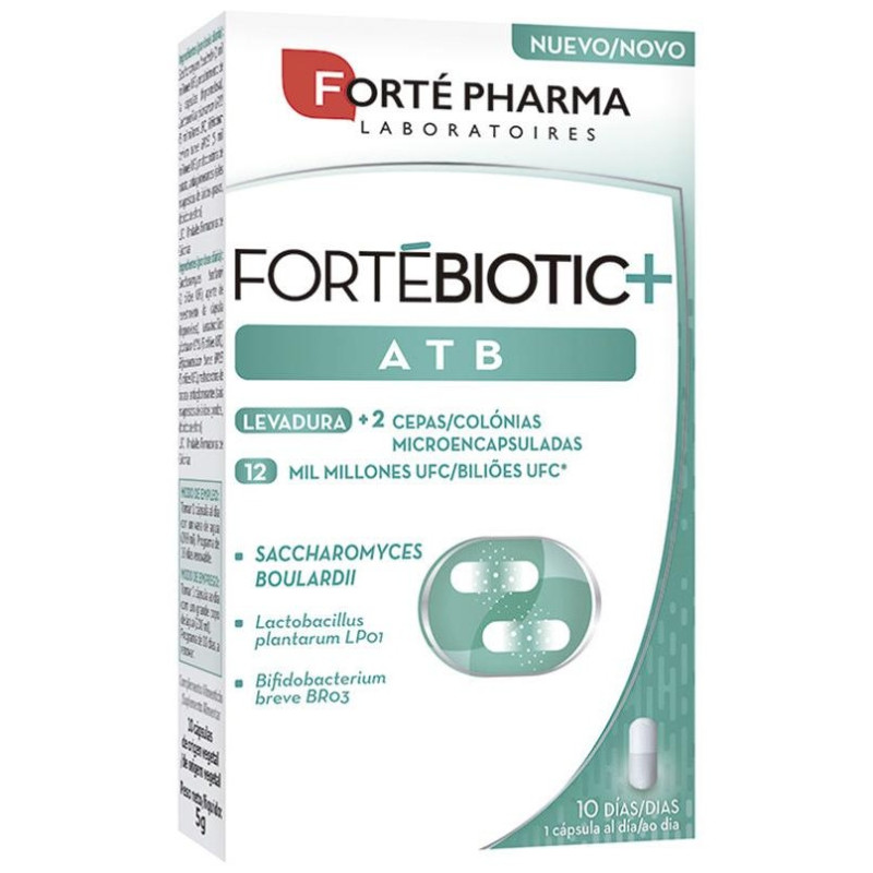 Forté Pharma Fortebiotic+ Atb 10Caps
