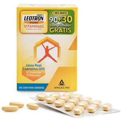 Leotron Vitaminas Comprimidos 90 + 30 De Regalo 120 U