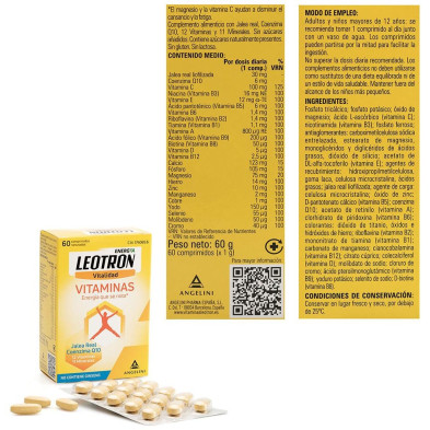 Leotron Vitaminas 60 Comprimidos
