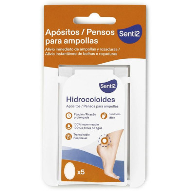 Senti2 Apósito Hidrocoloide Ampollas 5Uds