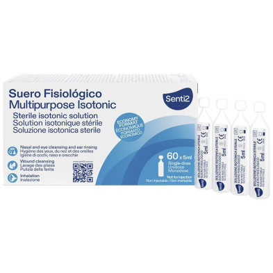 Senti2 Suero Fisiológico 60 Monodosis 5Ml