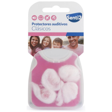 Protectores Auditivos Clásicos Cera 4 U Protectores Auditivos Clásicos Cera 4 U
