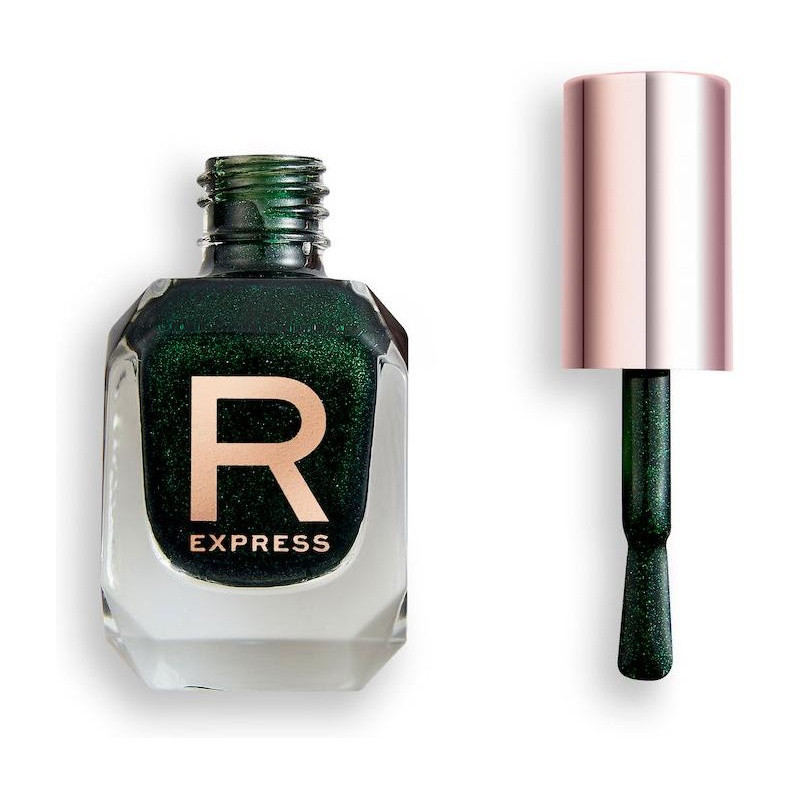 Revolution High Gloss Nail Varnish Black Poison 10Ml