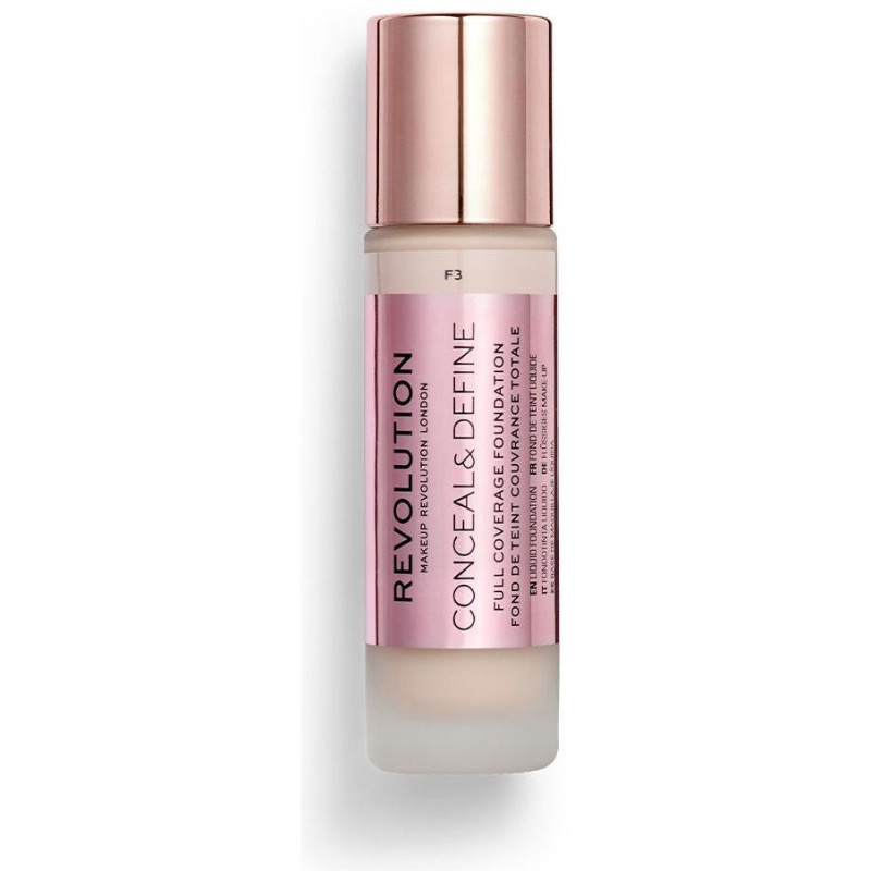 Make Up Revolution Conceal Y Define Full Foundation F3 23Ml