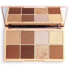 Make Up Revolution Paleta Iluminador Contorno Roxi 28G