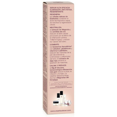 Atashi® Cellular Perfection Skin Sublime Sérum Alta Eficacia Iluminador Antifatiga Regenerante 50Ml