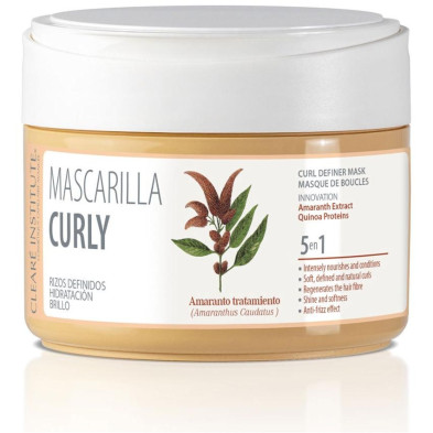 Mascarilla Curly Rizos Definidos Hidratación Brillo 300 Ml
