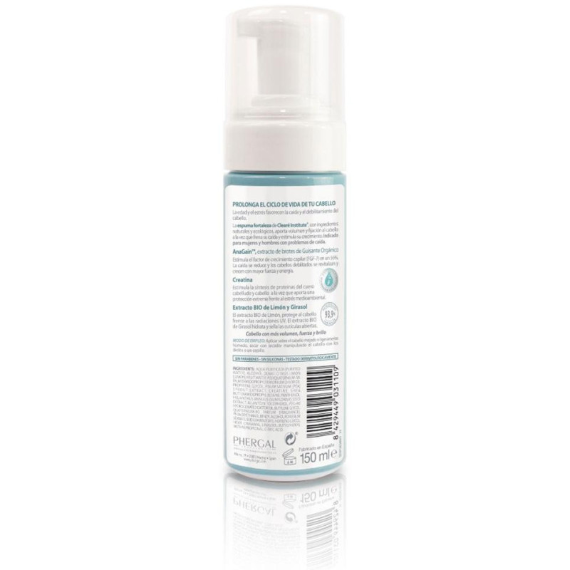 Clearé Institute Espuma Fortaleza Anticaída 150Ml