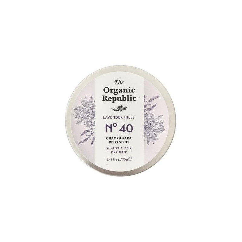 The Organic Republic Champú Sólido Para Pelo Seco 70G