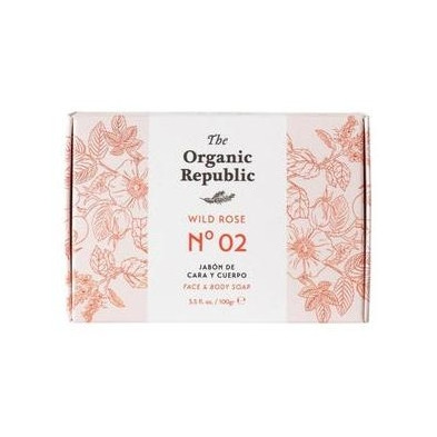The Organic Republic Jabón Sólido Rosa Mosqueta 100G