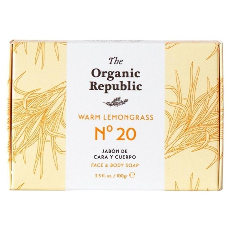 The Organic Republic Jabón Sólido Lemongrass 100G