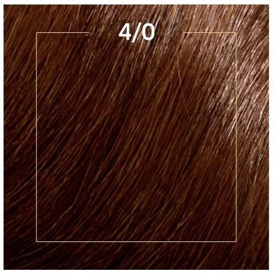 Wella Color Perfect 7 Kit 100% Cobertura De Canas 4/0 Castaño Medio