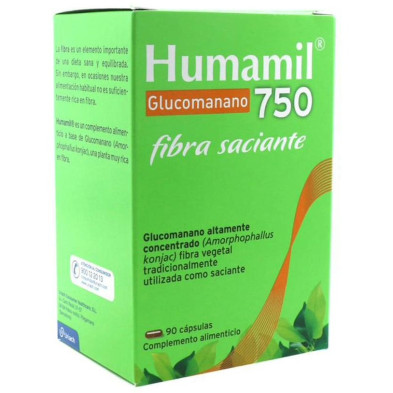 Humamil Glucomanano 750Mg 90Caps