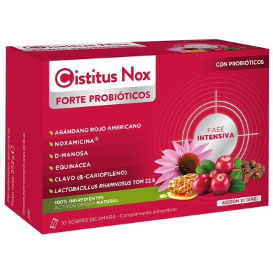 Cistitus Nox Forte Probióticos Sticks 10 U