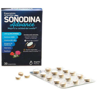 Angelini Natura Soñodina 30 Comprimidos Bicapa