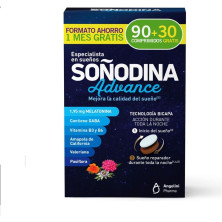 Soñodina Melatonina Bicapa 90 + 30 De Regalo 120 Comprimidos
