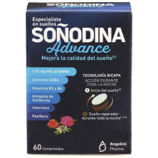 Angelini Natura Soñodina 60 Comprimidos Bicapa