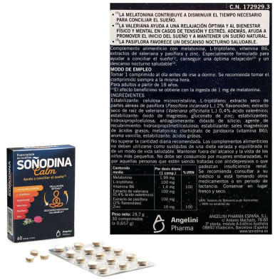 Soñodina Melatonina 1,99 Mg 60 Comprimidos