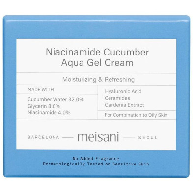 Meisani Niacinamide Cucumber Aqua Gel Cream 50Ml