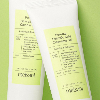 Meisani Puri,Tea Salicylic Acid Cleansing Gel 150Ml