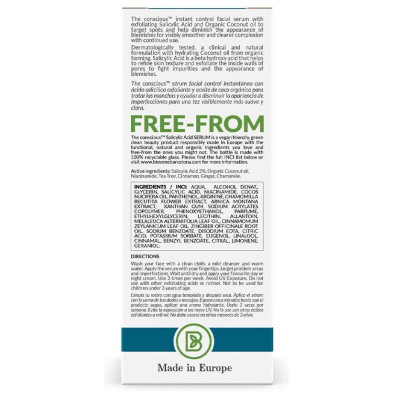 Biovène The Conscious Salicylic Acid Breakout-Fighting Spot Serum Instant Control 30Ml