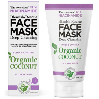 Biovène The Conscious Niacinamide Blemish-Rescue Face Mask Deep Cleansing 50Ml
