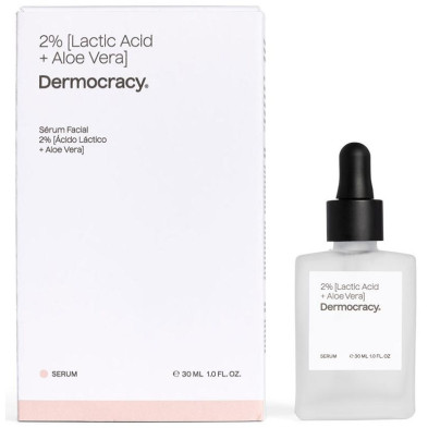 Dermocracy 2% Ácido Láctico + Aloe Vera Sérum Facial 30Ml