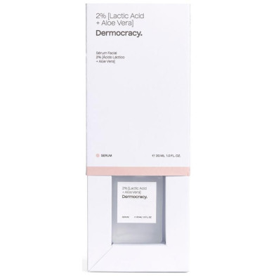 Dermocracy 2% Ácido Láctico + Aloe Vera Sérum Facial 30Ml