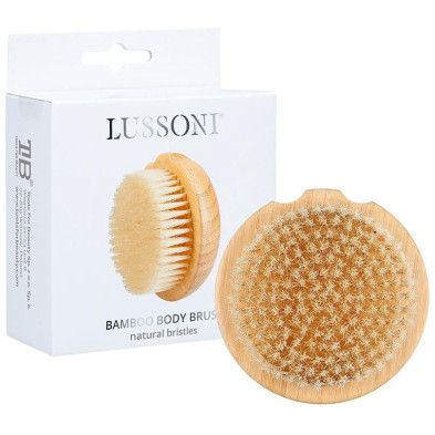 Lussoni Bamboo Cepillo Natural Cuerpo Redondo 1Ud