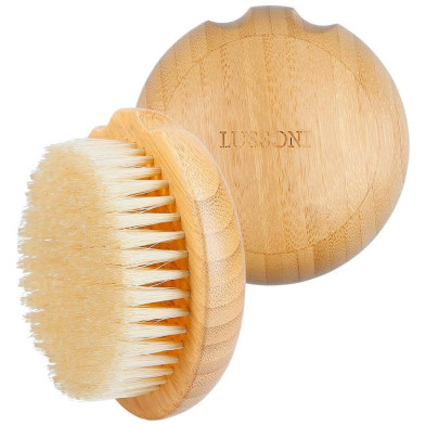 Lussoni Bamboo Cepillo Natural Cuerpo Redondo 1Ud