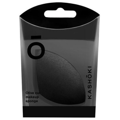 Kashōki Olive Cut Makeup Spong Black 1Ud