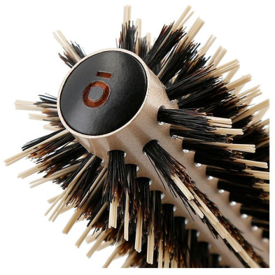 Natural Beauty Cepillo Redondo De Madera 18 Mm 1 U