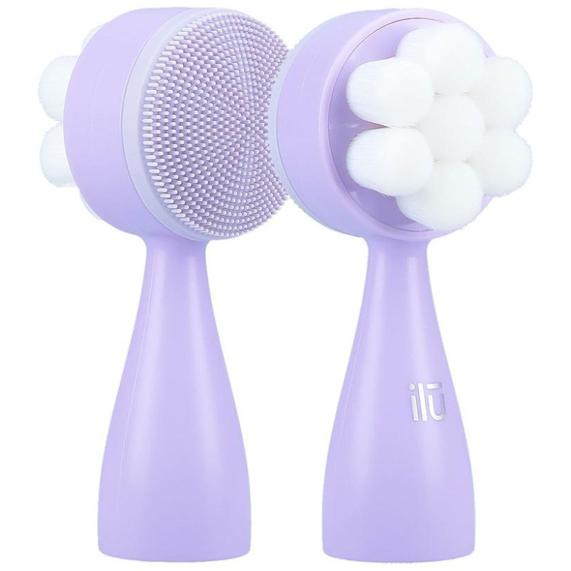 Ilū Cepillo Facial Limpiador Lila 1Ud