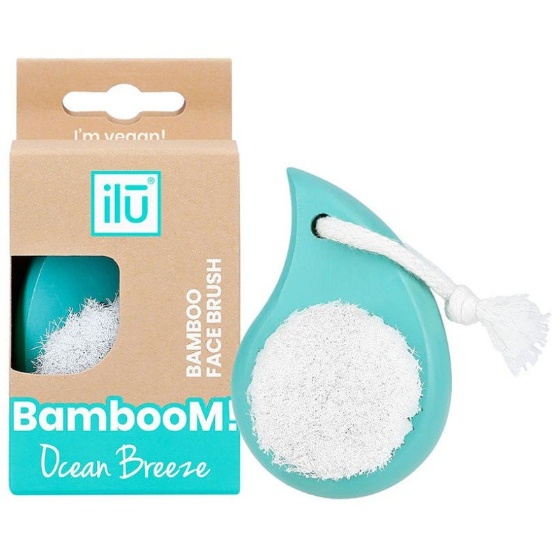 Ilū Bamboom Brocha Limpieza Facial Ocean Breeze 1Ud