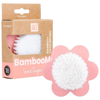Ilū Bamboom Brocha Limpieza Facial Sweet Tangerine 1Ud