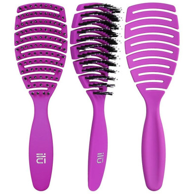 Ilū Flexible Vent Brush Purple 1Ud