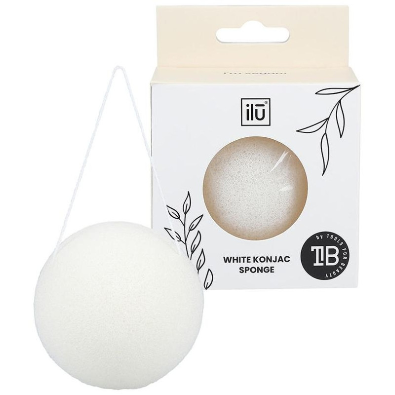 Ilū Konjac Sponge White 1Ud